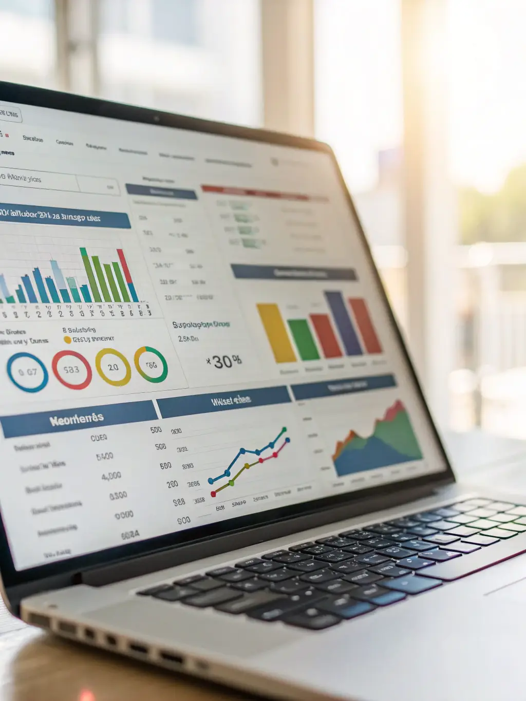 A visual of a financial dashboard showing capital allocation metrics and charts, highlighting AgDBrix's Capital Allocation Tools.